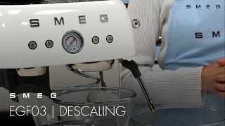 How to Descale your Machine  Smeg EGF03 [upl. by Attenev172]