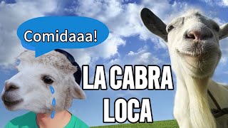 LA CABRA LOCA BUSCA COMIDA  GOAT SIMULATOR  Manuel Gustavo [upl. by Lisle]