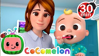 Yes Yes Brush Your Teeth  CoComelon  Kids Learn  Nursery Rhymes  Karaoke [upl. by Maccarone10]