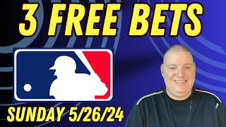 Sunday 3 Free MLB Betting Picks amp Predictions  52624 l Picks amp Parlays l mlbbets [upl. by Shandeigh]