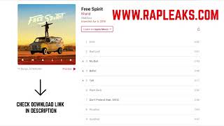 DOWNLOAD FULL ALBUM  Khalid Free Spirit ZIP [upl. by Adimra]