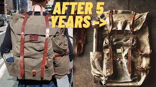 Better Than Filson Bradley Mountains 20OZ Canvas Backpack Review [upl. by Nollad]