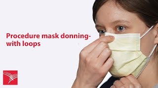 Donning and doffing guidance for procedure masks [upl. by Pegg]