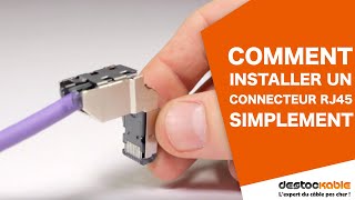 Comment installer un connecteur RJ45 simplement [upl. by Marchall]