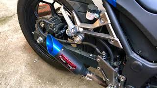 Kawasaki Ninja 300 Coffman Shorty Exhaust Muffler [upl. by Maddocks]