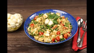 Quick amp Easy Galbani Quinoa Caprese Salad [upl. by Bryanty356]