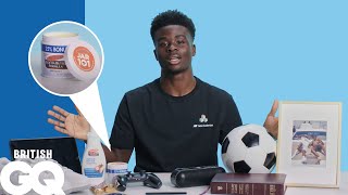 10 Things Arsenals Bukayo Saka Cant Live Without  10 Essentials [upl. by Orran]