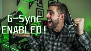 HOW TO ENABLE GSYNC ON YOUR FREESYNC MONITOR  GSync Compatible Mode [upl. by Ellocin]