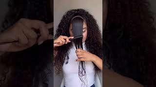 PENTEADO muito FÁCIL para CABELO CACHEADO 👩🏽‍🦱😲😳 SE INSCREVASE [upl. by Anaiviv]