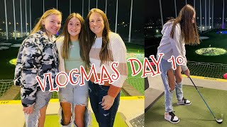 VLOGMAS DAY 10  Topgolf GRWM [upl. by Karee]