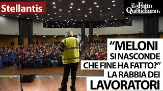 Un giorno coi lavoratori di Stellantis quotCè tanta rabbia al governo non crediamo piùquot [upl. by Chelsae]