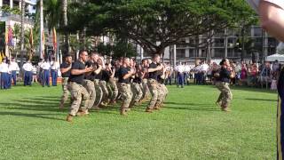 Soldiers Perform Traditional Hawaiian Dance of the Warrior [upl. by Akselav]