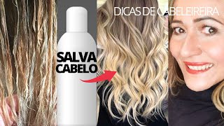 CABELO ELÁSTICO COMO RECUPERAR FAÇA ISSO APÓS PINTAR E DESCOLORIR O CABELO HairTutorial [upl. by Dygert]