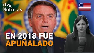 BOLSONARO INGRESADO de URGENCIA en un HOSPITAL de EEUU por un DOLOR ABDOMINAL  RTVE [upl. by Orian353]