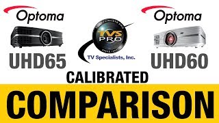 Optoma UHD60 vs UHD65 Calibrated Comparison Please view 4K version instead [upl. by Jolene]