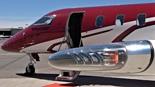 4K AirSmart Pilatus PC24 Flight SJCVGT [upl. by Marget333]