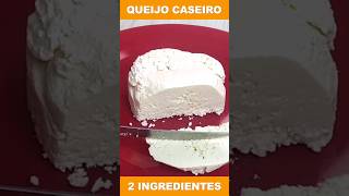 QUEIJO CASEIRO com 2 INGREDIENTES  Fácil Barato Gostoso e Saudável [upl. by Chretien500]