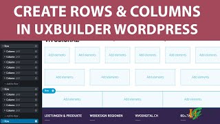 How to Add Rows and Columns in the Flatsome UX Builder [upl. by Rengia137]