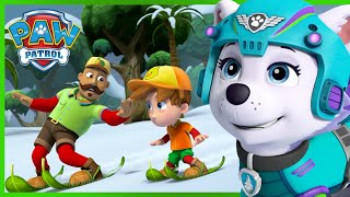 Pups rescue the cold campers and more  PAW Patrol Episode  Cartoons for Kids [upl. by Sirtemed556]