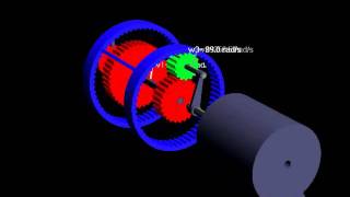 Variablespeed stepless shiftless gear transmission [upl. by Ymac]