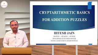 CRYPTARITHMETIC ADDITION PUZZLE BASICS PART1 or How to solve cryptarithmetic addition puzzles [upl. by Moira]