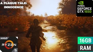 A Plague Tale Innocence  GTX 1650  Ryzen 5 5600H  1080p High Settings  Reshade Gameplay Test [upl. by Sturges683]