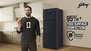 Nano Shield Technology  Godrej Eon Frost Free Refrigerators [upl. by Isidoro250]