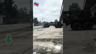 Thai soldiers experience highspeed driving army military soldier thailand tank shorts [upl. by Jesher666]