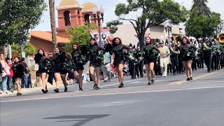 Bartlett Middle School Marching Band  Porterville Cinco De Mayo Parade 542024 [upl. by Stacee]