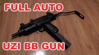 MINI UZI BB Gun Cybergun CO2 Blow Back Review [upl. by Ishii]