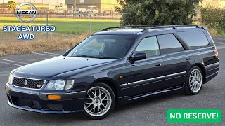 Nissan Stagea Turbo AWD RB25DET [upl. by Niemad]