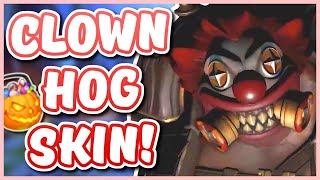 Overwatch  NEW CLOWN ROADHOG SKIN AND HALLOWEEN EVENT DATE [upl. by Airdnua386]