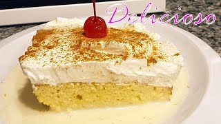 Bizcocho de tres leches Delicioso y bien esponjosito [upl. by Jedidiah]