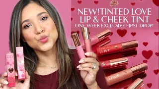 NEW CharlotteTilbury Tinted Love Lip amp Cheek Tint  Review and Demo [upl. by Rai]