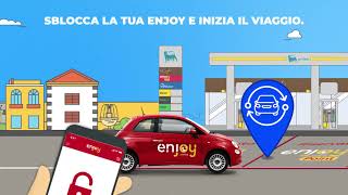 Enjoy PoinEnjoy Point Cuneo  Come Noleggiare una delle nostre auto Enjoy Fiat 500 [upl. by Adnovaj]