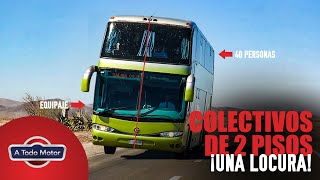 ¡La locura de los AUTOBUSES DE DOS PISOS en la región 🛑 [upl. by Yadrahs]