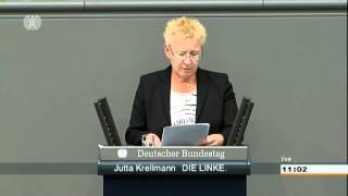 Jutta Krellmann DIE LINKE Lohndumping durch Werkverträge beenden [upl. by Olihs]