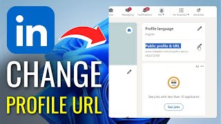 How to Change Your Linkedin Profile URL  Full Guide [upl. by Anson]