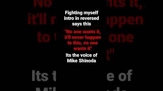 Fighting Myself Linkin Park intro revered with lyrics linkinpark lyrics music shorts [upl. by Anaeg]