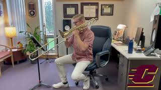 202425 MSBOA Middle School AllState Trombone Etude [upl. by Kane]