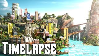 Minecraft Timelapse  Color Divercity  City by the Bay [upl. by Kauffmann]