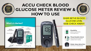 How to Check Blood Sugar Level at home  How to use Glucometer  Easy to Use  glucometer [upl. by Derby]