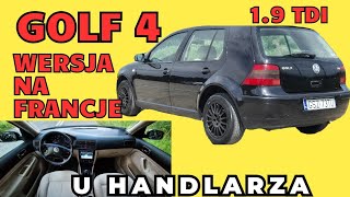 Golf 4 2002r w TDI  ładny środek we francuskiej wersji  handlarz się napracował [upl. by Eugine]