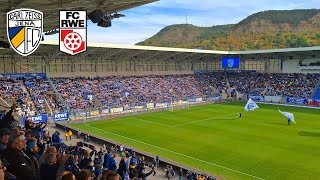 FC Carl Zeiss Jena Vereinshymne Live 4K • Jena vs Erfurt 10  Thüringenpokal 202425 [upl. by Ycniuqed]