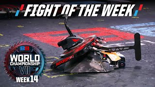 Hammered and Screwed  BattleBots FotW Bloodsport vs Beta  World Championship VII [upl. by Goldner]