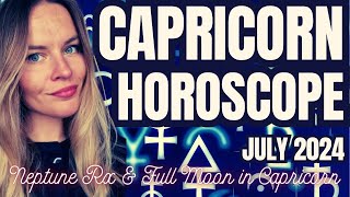 CAPRICORN July 2024 Monthly Horoscope [upl. by Moseley]