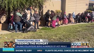 The American Legion Post 31 fed many families on Thanksgiving Day in Salinas [upl. by Harrington]