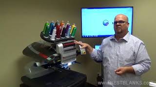 BRAVO Embroidery Machine Demo amp Overview [upl. by Aneen]