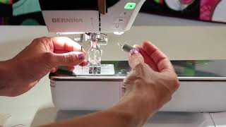 BERNINA 790 9 Changing Needles [upl. by Natehc420]