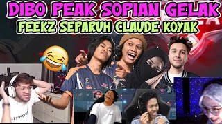 DIBO PEAK SOPIAN TAK TAHAN GELAK  FEEKZ SEPARUH CLAUDE KOYAK 🤣😂  DIBO LIVE FACECAM MLBB [upl. by Huttan]